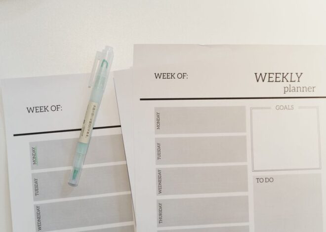 How to Set Realistic Weekly Goals for Success